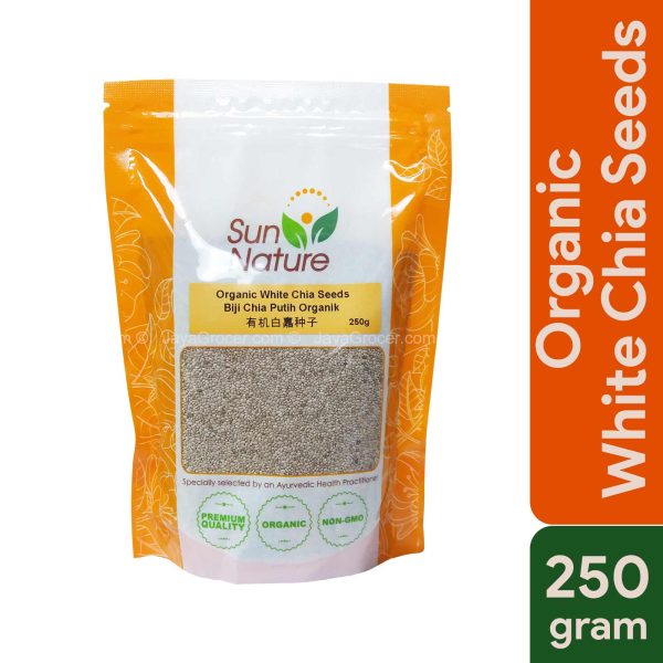 SUN NATURE ORGN WHITE CHIA SEEDS 250G Online