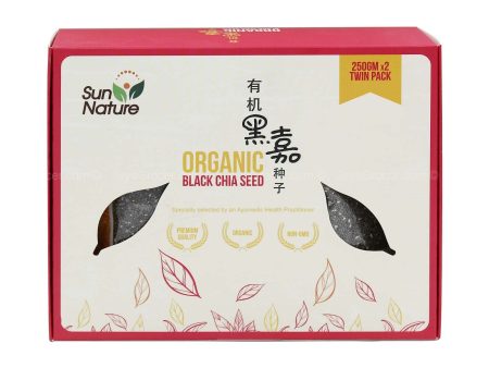 Sun Nature Organic Black Chia Seed 250g x 2 Online Sale