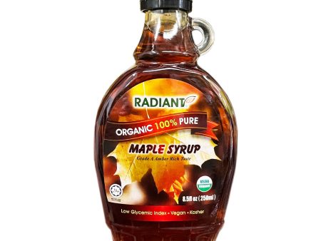 Radiant Organic 100% Pure Maple Syrup 236ml For Cheap