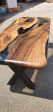 Live Edge Table, Epoxy Dining Table, Epoxy Resin Table, Custom 40” x 18” Walnut Smokey Gray Table, Epoxy River Table, Order for Laurie V Online Hot Sale