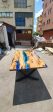 Olive Wood Epoxy Table, Custom 64” x 40” Olive Wood Deep Blue and Turquoise Table, Epoxy Resin Table, Live Edge Table, Custom for Svetlana Sale