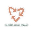 Recycle Reuse Repeat Sticker Supply