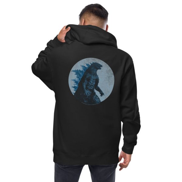 Godzilla x Kong Blue Moon Godzilla Zip-up Hoodie For Cheap