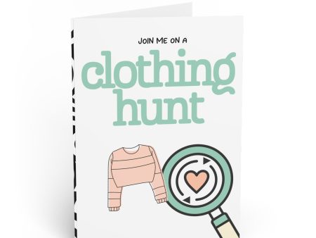 Clothing Hunt Date Card For Cheap