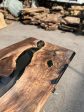 Handmade Epoxy Table, Walnut Dining Table, Live Edge Table, Epoxy Resin Table, Custom 72” x 36” Walnut Table, River Table, Order for Deese on Sale