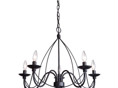 Wrought Iron Chandelier For Sale