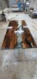 Handmade Epoxy Table, Custom 72  x 36   Epoxy Table, Wood Resin Clear Table, Epoxy Walnut Dining Table, Ultra Clear Epoxy Table for Regla Hot on Sale