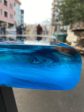 Handmade Epoxy Table, Custom 60” x 28” Walnut Blue, Turquoise, Green Epoxy Table, Epoxy River Table, Live Edge Table, Custom Order for Jesse Online now