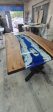 Ocean Table, Custom Dining Table, Custom 72” x 40” Walnut Wood Ocean Theme Table, Epoxy River Table Order, Epoxy Resin Table, for Daniel M Cheap