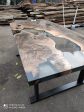 Walnut Dining Table, Epoxy Resin Table, Custom 70” x 36” Walnut Smokey Gray Table,  Epoxy River Dining Table, Custom Order for Suzette Online Hot Sale