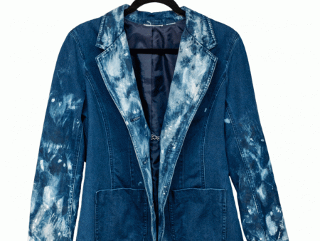 Chic Denim Rework Blazer Sale