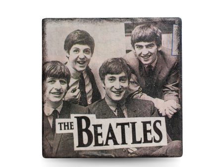 The Beatles Upcycled Coaster Online Sale