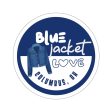 Blue Jacket Love Sticker Supply