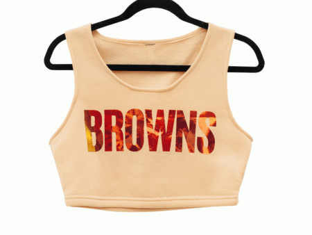 Browns Holographic Rework Crop Online Sale