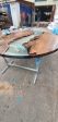 Round Dining Table, Custom 48” Diameter Round Table, Walnut Wood Clear Table, Clear Epoxy Table, Live Edge Table, Custom Order for Gernot Online Hot Sale