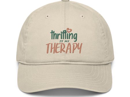 Thrifting is My Therapy Dad Hat For Cheap