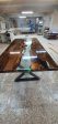 Handmade Epoxy Table, Custom 72  x 36   Epoxy Table, Wood Resin Clear Table, Epoxy Walnut Dining Table, Ultra Clear Epoxy Table for Regla Hot on Sale