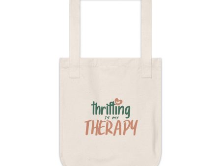 Thrifting is My Therapy Tote Bag For Sale