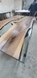 Handmade Epoxy Table, Live Edge Table, Epoxy Resin Table, Custom 84” x 42” Walnut Smokey Gray Table, Epoxy River Table, Order for Elizabeth on Sale