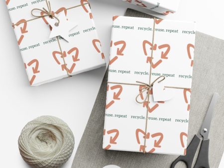 Recycle Reuse Repeat Gift Wrap Hot on Sale