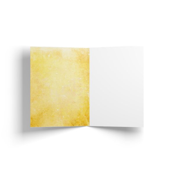 Yellow Love Greeting Card For Discount