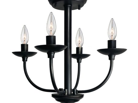 Wrought Iron Semi Flush Mount Fashion