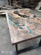 Walnut Dining Table, Epoxy Resin Table, Custom 70” x 36” Walnut Smokey Gray Table,  Epoxy River Dining Table, Custom Order for Suzette Online Hot Sale