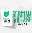 German Village Ohio Maker Card Online now