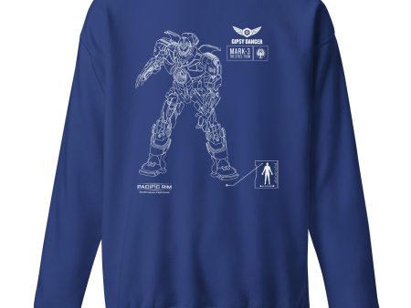 Pacific Rim Gipsy Danger Adult Sweatshirt Discount