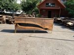 Black Epoxy Resin Credenza, Custom 82”L x 20”D x 36”H Walnut Credenza, Wood Credenza, Walnut Epoxy Credenza Order for Hope Hot on Sale