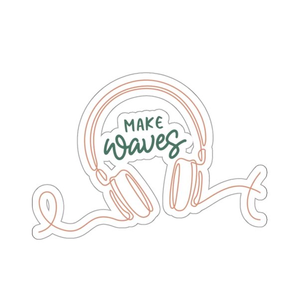 Make Waves Kiss-Cut Stickers Online now