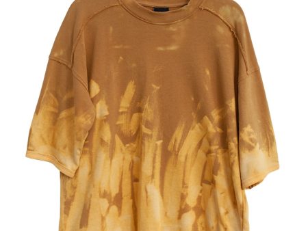 Rework Mustard Brush Art Top Online Hot Sale