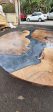 Epoxy Coffee Table, Epoxy Dining Table, Epoxy Resin Table, Custom 45” Diameter Round Walnut Wood Metallic Gray Epoxy Table Order for Daniela Discount