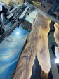 Handmade Epoxy Table, Custom 80” x 38” Walnut Smokey Gray Table, Live Edge Table, Epoxy River Table, Wooden Table, Order for Stephanie L Hot on Sale