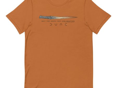 Dune May Thy Knife Chip and Shatter Adult T-Shirt Online Hot Sale