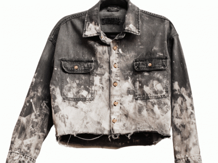 Ice Drip Rework Jacket - Eco-Friendly Upcycled Denim Fashion