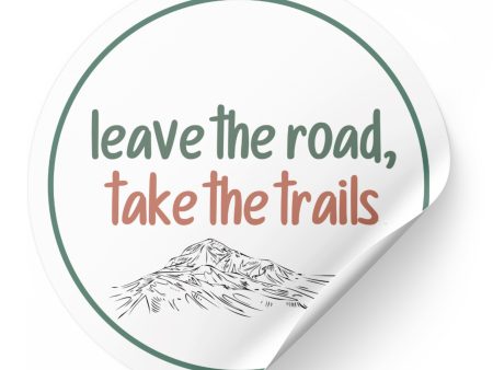 Leave the Road | Motto Sticker Discount