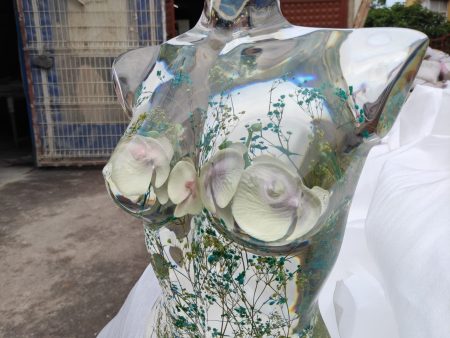 Epoxy Sculpture, Sculpture Art, Female Sculpture, Body Sculpture, Handmade Sculpture, Clear Epoxy, Dried Flowers Online Hot Sale