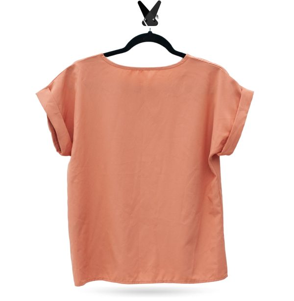 Browns Metallic Peach Rework Top For Sale