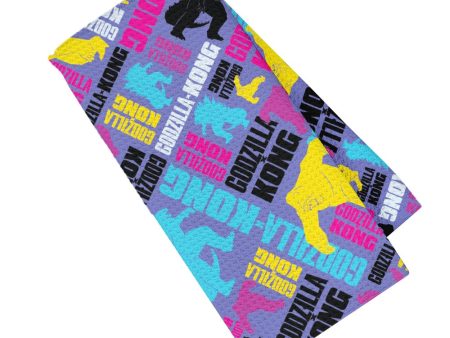 Godzilla x Kong Pattern Kitchen Towel Online Sale