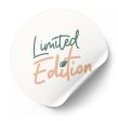 Limited Edition Round Sticker For Cheap