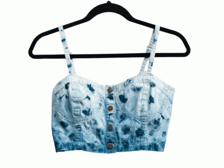 Ombre Blues Baby Rework Top For Sale