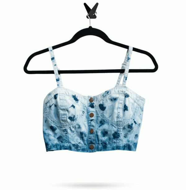 Ombre Blues Baby Rework Top For Sale