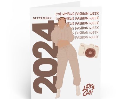 Columbus Fashion Week Card For Sale