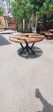 Custom Epoxy Table, Epoxy Furniture Package, Custom 75cm Diameter Round Table, Walnut Wood Smokey Gray Table, Epoxy Table Order for Chedburn For Cheap