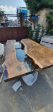 Walnut Dining Bench, Custom matcihng bench for 75” x 30” Walnut Epoxy Table, Live Edge Table Bench, Custom Order for Coretta Supply