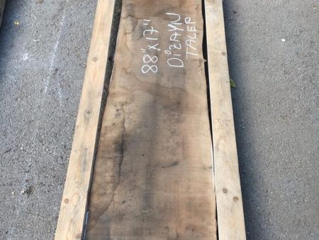 Epoxy Becnh, Epoxy Dining Bench, Epoxy Resin Bench, Custom 86” x 17” Walnut Wood Gray Bench, Marble Affect Epoxy Bench, Order for Audra 2 on Sale