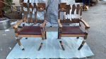 Walnut Epoxy Chair, Handmade Epoxy Resin Dining Room Wooden Chair Cheap