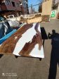 Custom 72”x 36  Walnut Epoxy Table, Epoxy Resin Table, Epoxy Dining Table, Epoxy Resin Table, Live Edge Table for Matt Hot on Sale