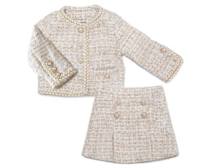 Ella tweed jacket and skirt Limited edition! Discount